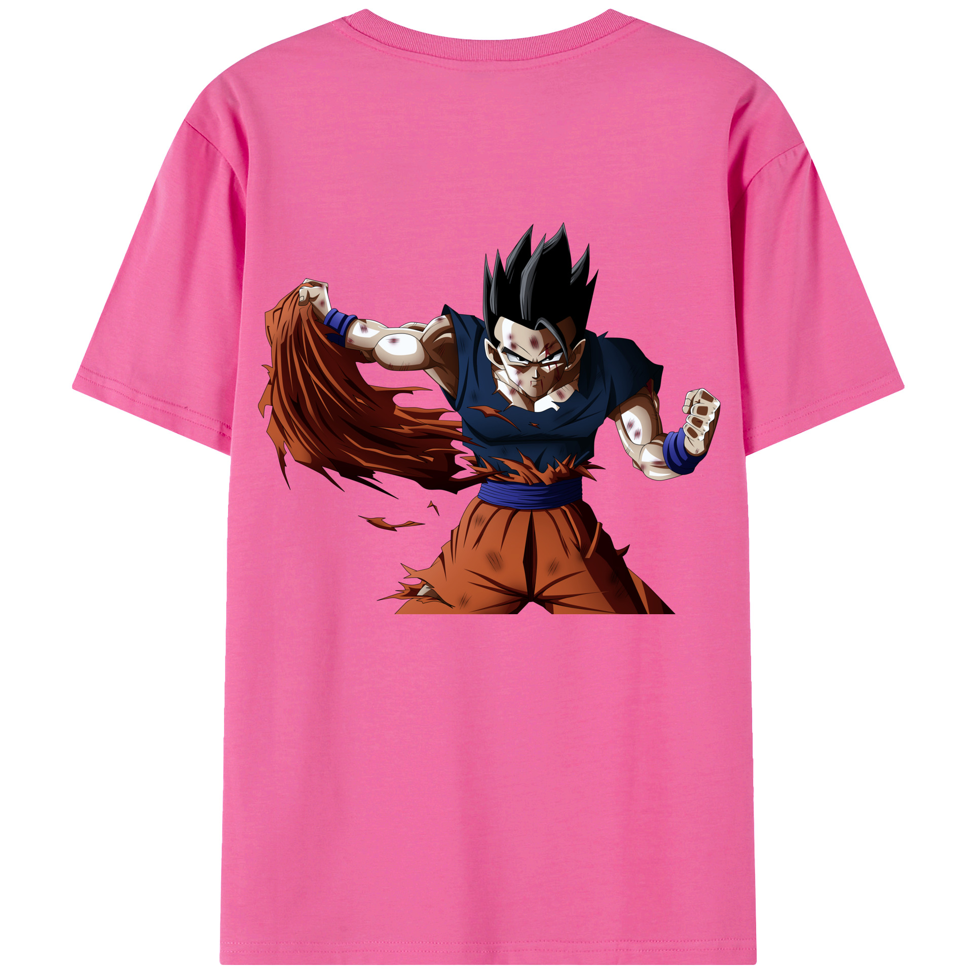 （画像用） ドラゴンボール ベジータ四世（Bejīta Yonsei）DRAGON BALL Vegeta IV レディース半袖Tシャツ(バックプリント)